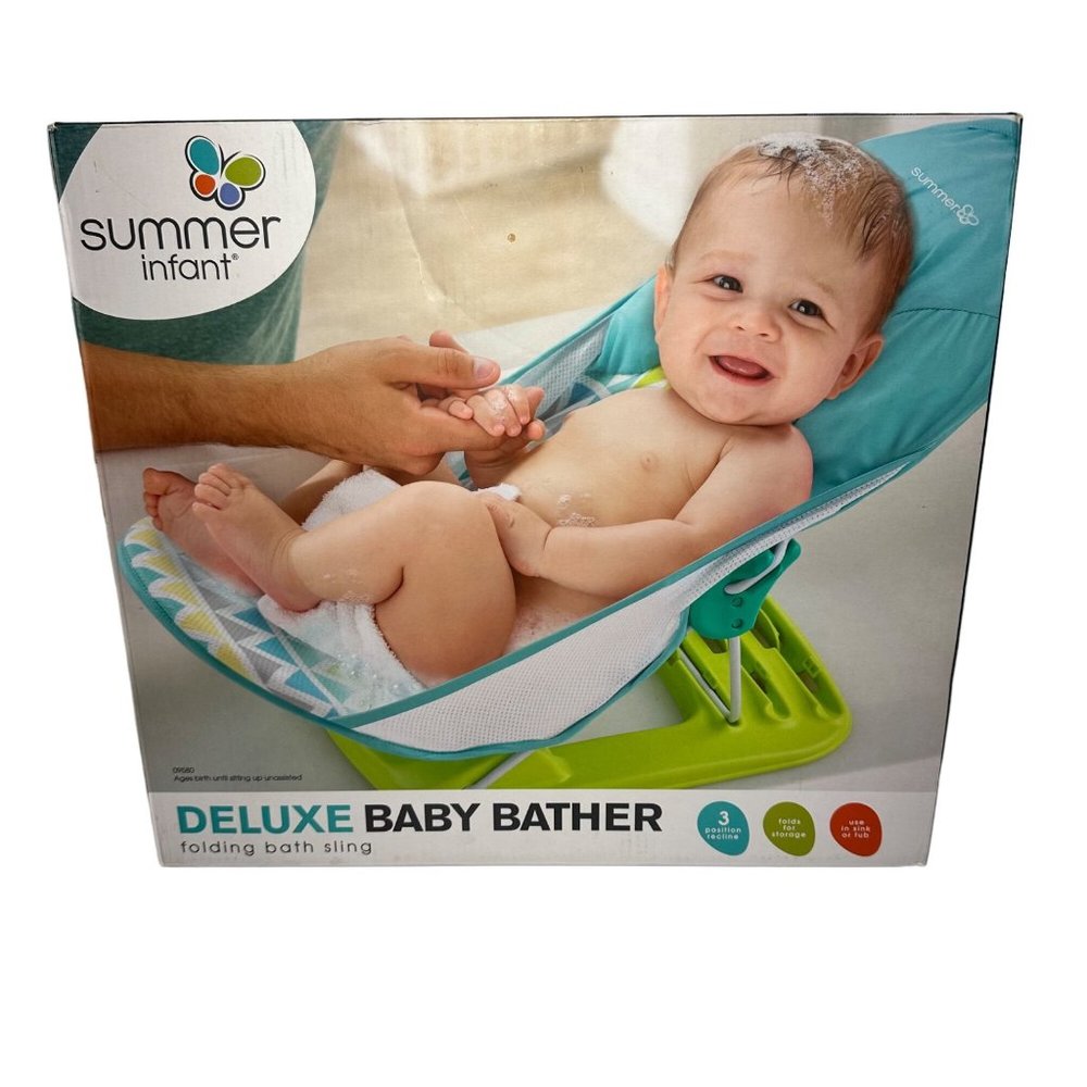 Summer | Summer Infant Deluxe Folding Bath Sling Baby Bather